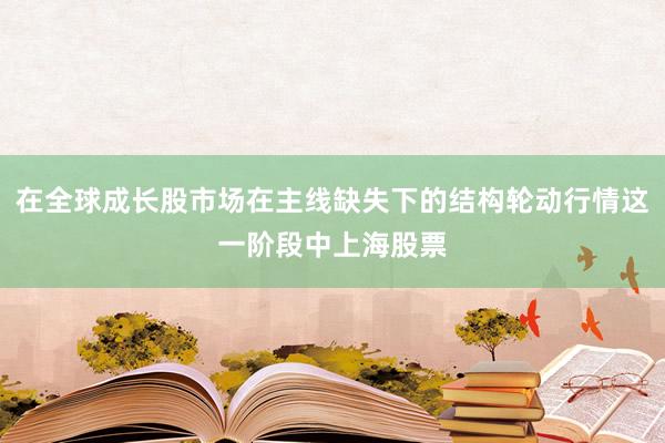 在全球成长股市场在主线缺失下的结构轮动行情这一阶段中上海股票